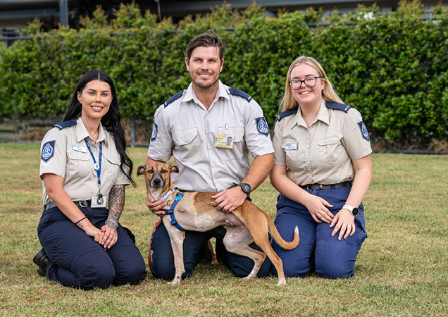 RSPCA Qld Inspectors today.